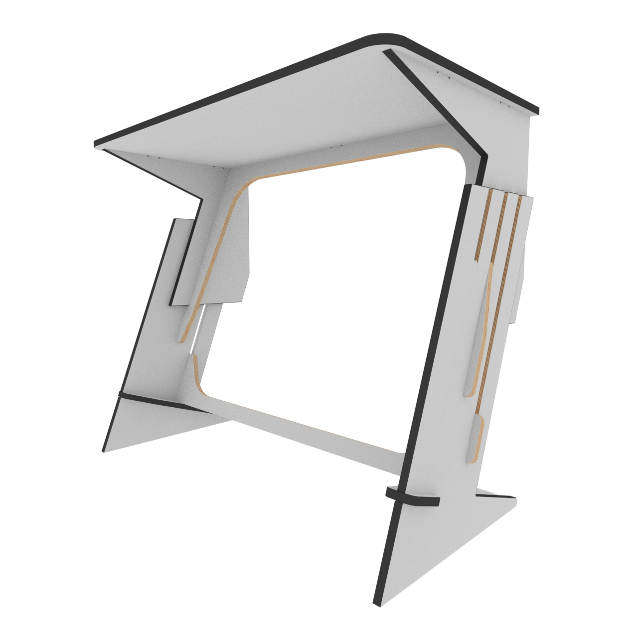 My z-shaped standing desk design preview image 1